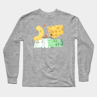 Mac and Cheese in Love Long Sleeve T-Shirt